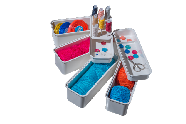 Hanging trays set/door bins